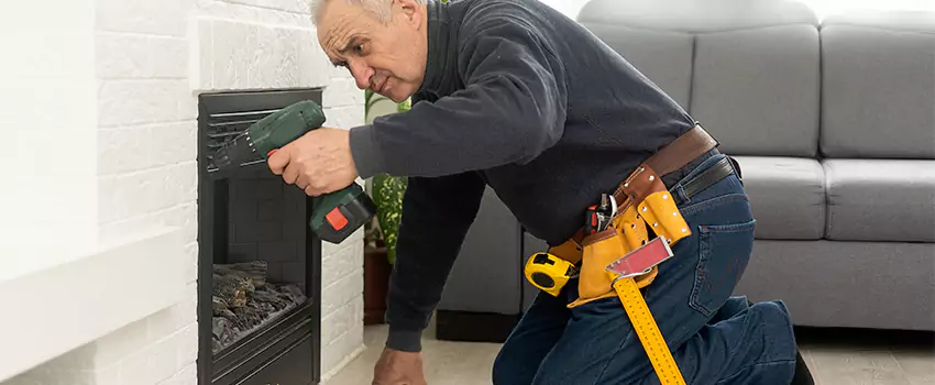 New Indoor Fireplace Installation in Utica, New York
