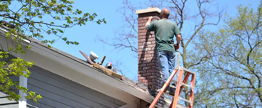 Vinyl and PVC Chimney Flashing Installation in Utica, NY