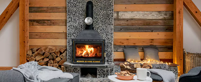 Thelin Hearth Products Direct Vent Gas Stove Fireplace Inspection in Utica, New York