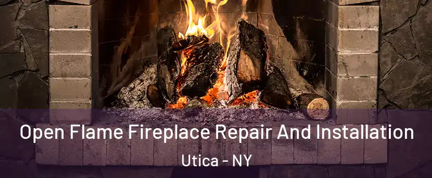  Open Flame Fireplace Repair And Installation Utica - NY